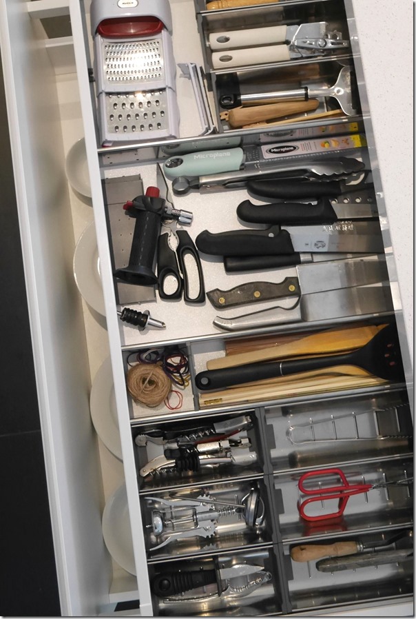 BLUM kitchen utensils organizer
