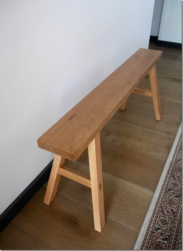 MUJI wooden bench A$129